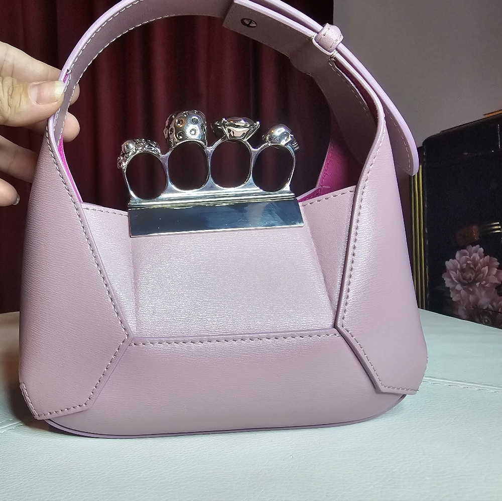 Alexander Mcqueen NEW Jeweled mini hobo